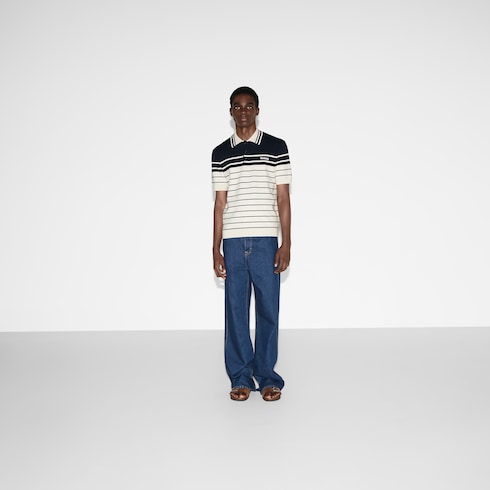 Polo en coton avec broderie