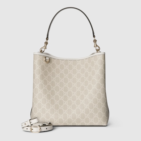 Borsa a secchiello GG Emblem misura media