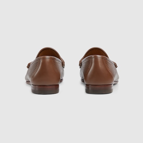 Men's Horsebit 1953 loafer in Brown Leather | GUCCI® SI
