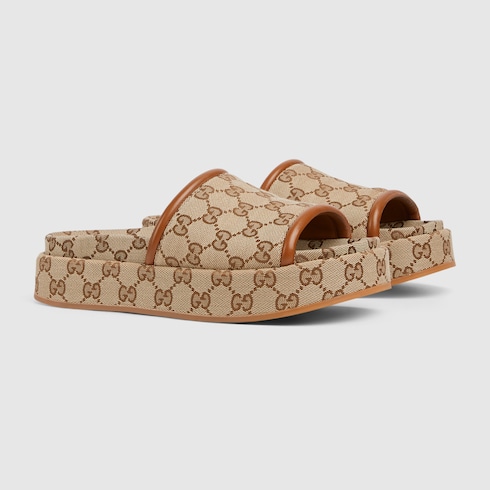 Women's GG platform sandal