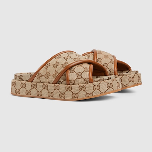 Women's GG platform sandal