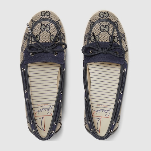 Children's' GG boat shoe