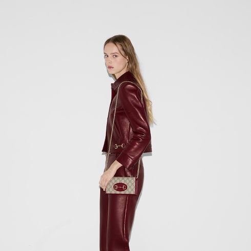 Gucci Horsebit 1955系列链带钱包