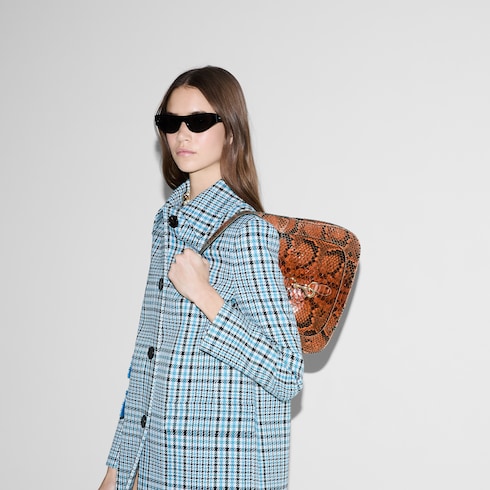 Borsa Gucci Jackie in pitone misura media 