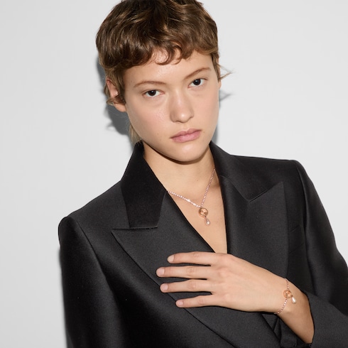 Collier Gucci Blondie avec cristaux