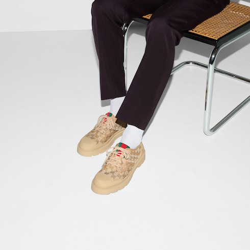 Chaussures à lacets avec bande Web pour homme