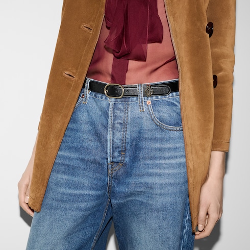 Ceinture avec boucle ovale