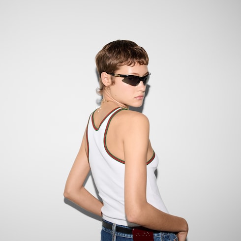 Mask-shaped sunglasses