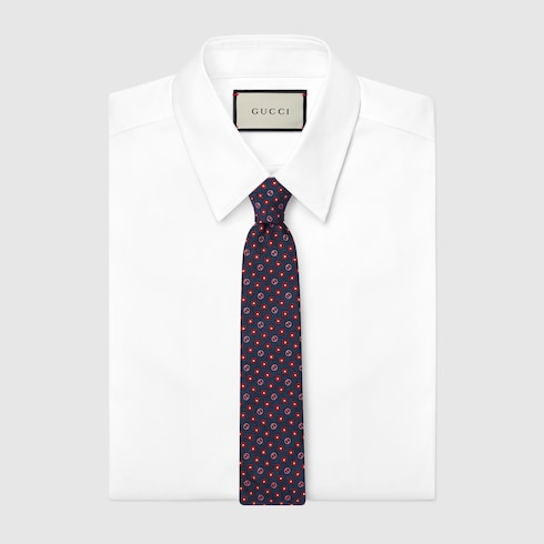 Silk jacquard tie