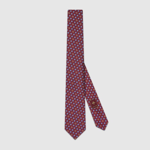 Silk jacquard tie