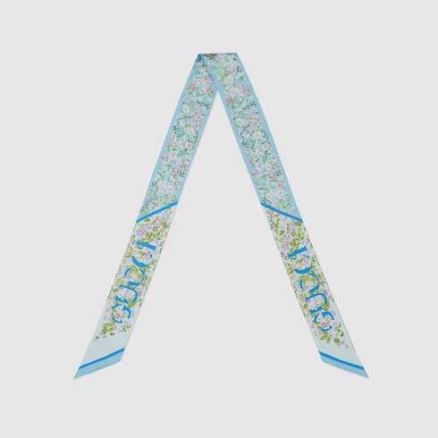Printed silk ribbon