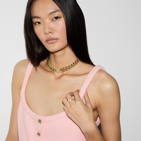 Gucci Blondie Ring mit Kristall