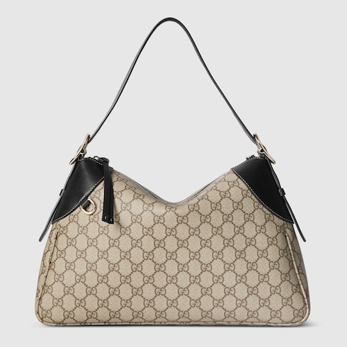 Borsa a spalla GG Emblem misura grande