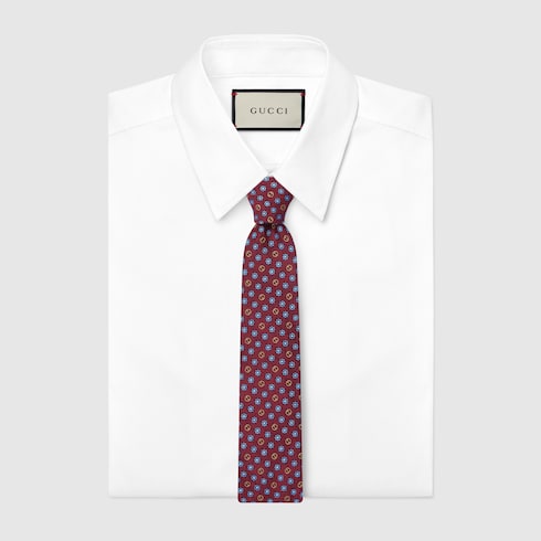 Silk jacquard tie