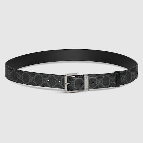 GG Emblem belt with square buckle Detail 2