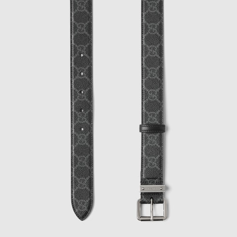 GG Emblem belt with square buckle Detail 2