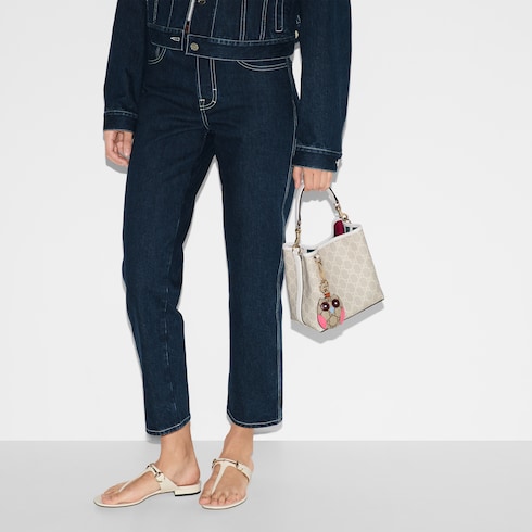 Маленькая сумка-ведро GG Emblem