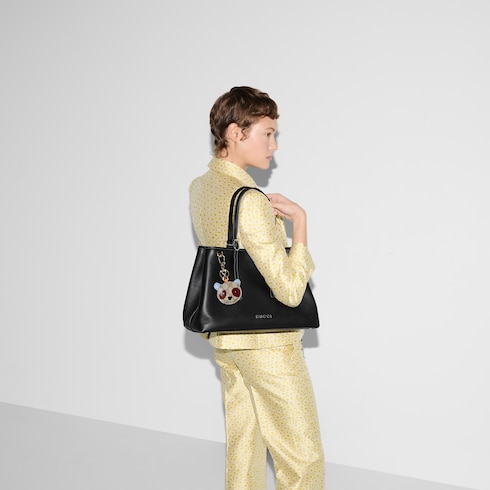 Borsa shopping GG Emblem misura grande