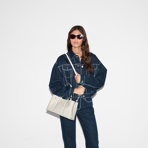Borsa shopping GG Emblem misura media
