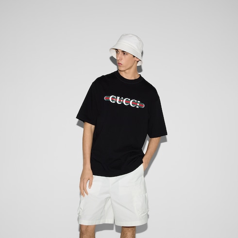 T-shirt en jersey de coton imprimé