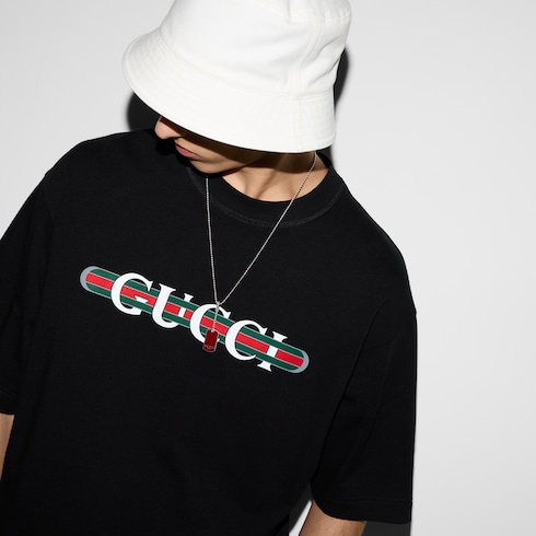 T-shirt en jersey de coton imprimé