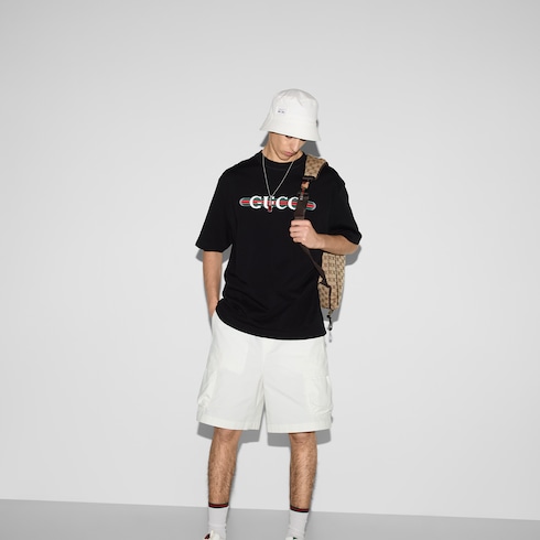 T-shirt en jersey de coton imprimé