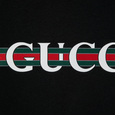 T-shirt in jersey di cotone stampato