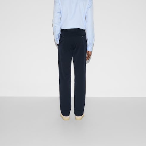 Cotton gabardine pant with Web