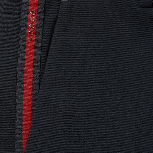 Cotton gabardine pant with Web