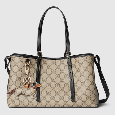 Borsa shopping GG Emblem misura media