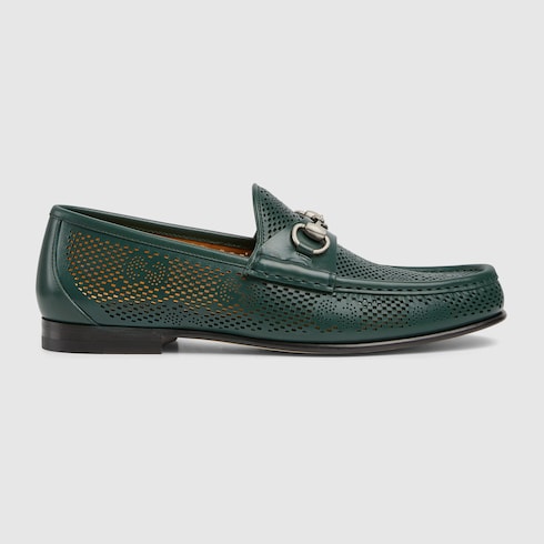 Gucci loafers green discount