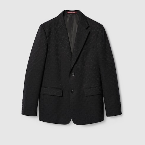 Veste en coton et toile GG
