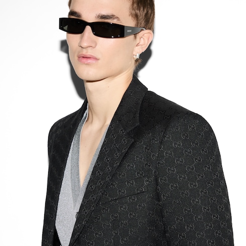 Veste en coton et toile GG
