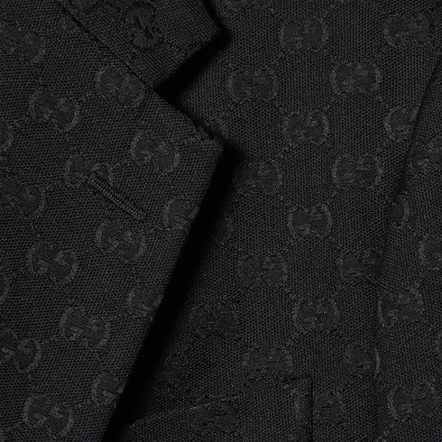 Giacca in canvas GG in misto cotone
