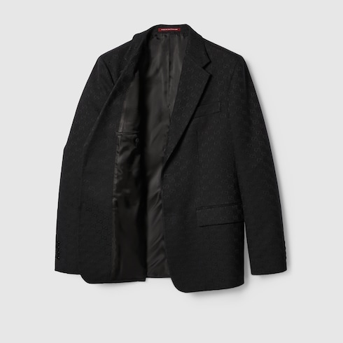 Veste en coton et toile GG
