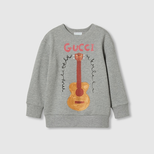 Children's cotton printed sweatshirt