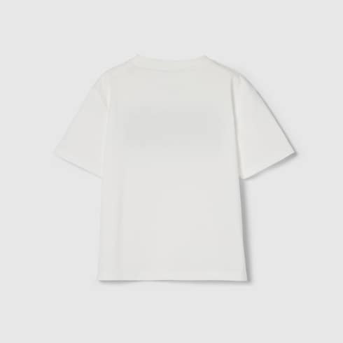 T-shirt bambino in cotone con stampa