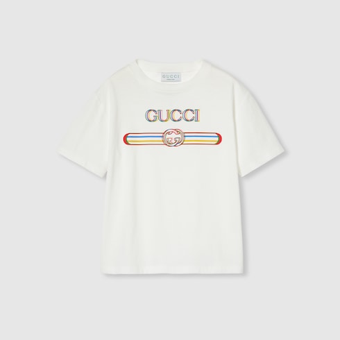 T-shirt pour enfant en coton imprimé