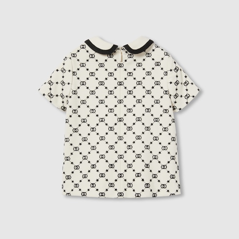 Babykleid aus Jersey mit Stickerei