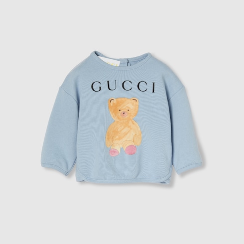 Sudadera de algodón con estampado para bebé