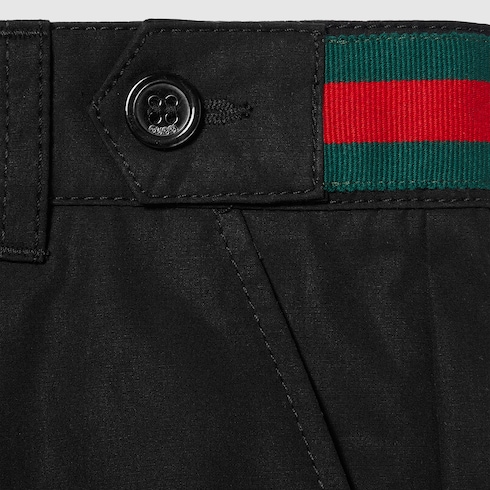 Children's cotton poplin shorts