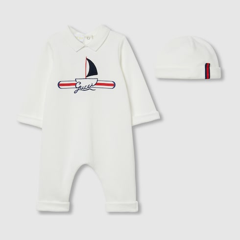 Ensemble cadeau deux pièces pour bébé avec imprimé