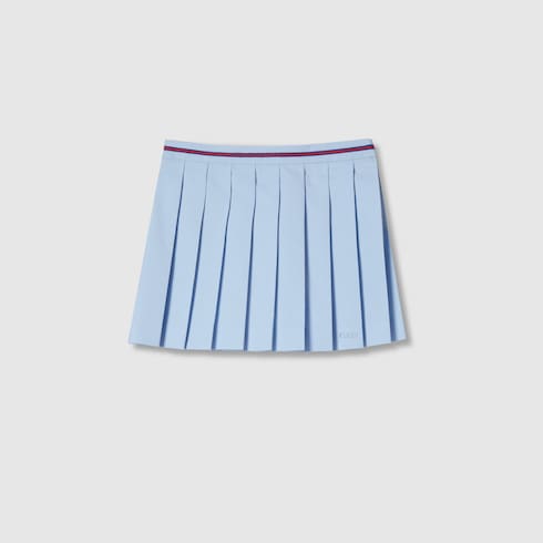 Children's embroidered cotton skirt