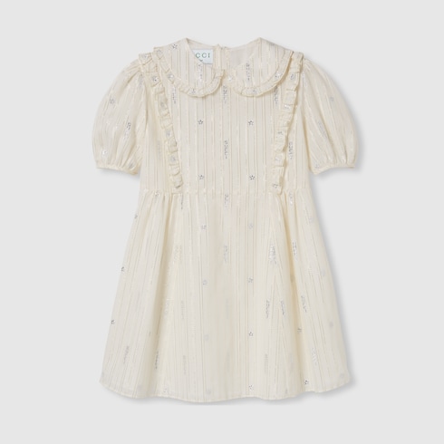 Children's embroidered cotton dress