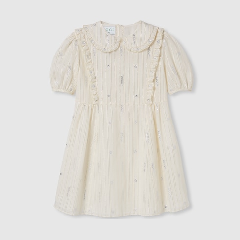 Robe pour enfant en coton brodé