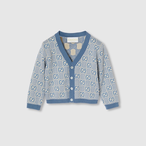 Baby-Cardigan aus Baumwolle mit GG