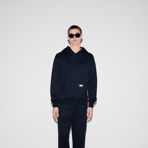 Sweatshirt aus technischem Nylon-Jersey