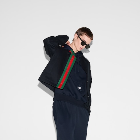 Sweatshirt aus technischem Nylon-Jersey