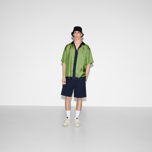 Camicia in seta stampata