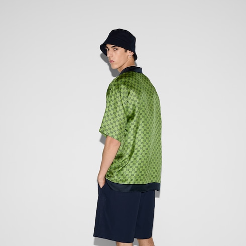 Camicia in seta stampata